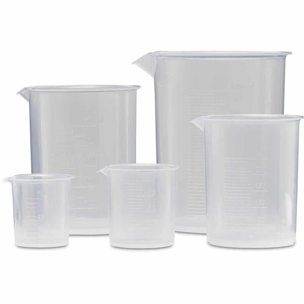 Beher Plastik Kabartma Taksimatlı 250 ml - Görsel 2