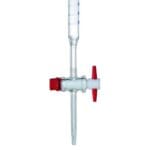 Büret Düz Şeffaf PTFE Musluklu 100 ml