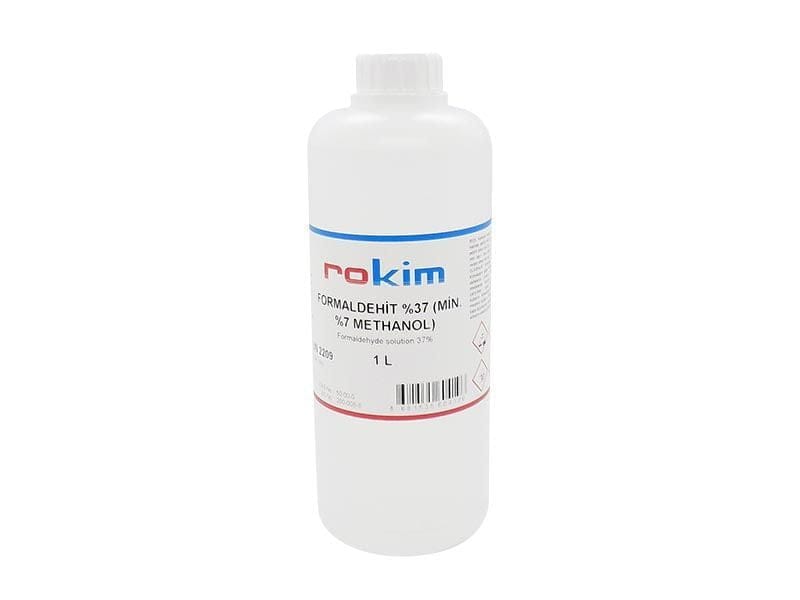 Formaldehit %37 (Min. %7 Methanol) 1 lt Formaldehit %37 (Min. %7 Methanol) 1 lt
