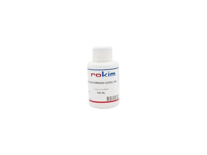 Kongo Kırmızısı Çözeltisi 100 ml Kongo Kırmızısı Çözeltisi 100 ml