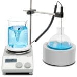 DLAB Dijital Mantolu Isıtıcılı Manyetik Karıştırıcı Isıtıcı Problu 280C 100 ml Balon için - Görsel 2
