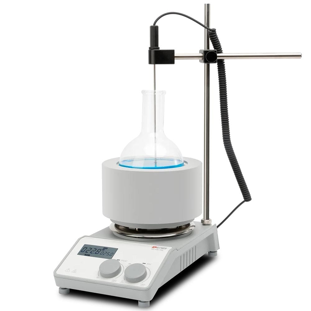 DLAB Dijital Mantolu Isıtıcılı Manyetik Karıştırıcı Isıtıcı Problu 280C 500 ml Balon için DLAB Dijital Mantolu Isıtıcılı Manyetik Karıştırıcı Isıtıcı Problu 280C 500 ml Balon için