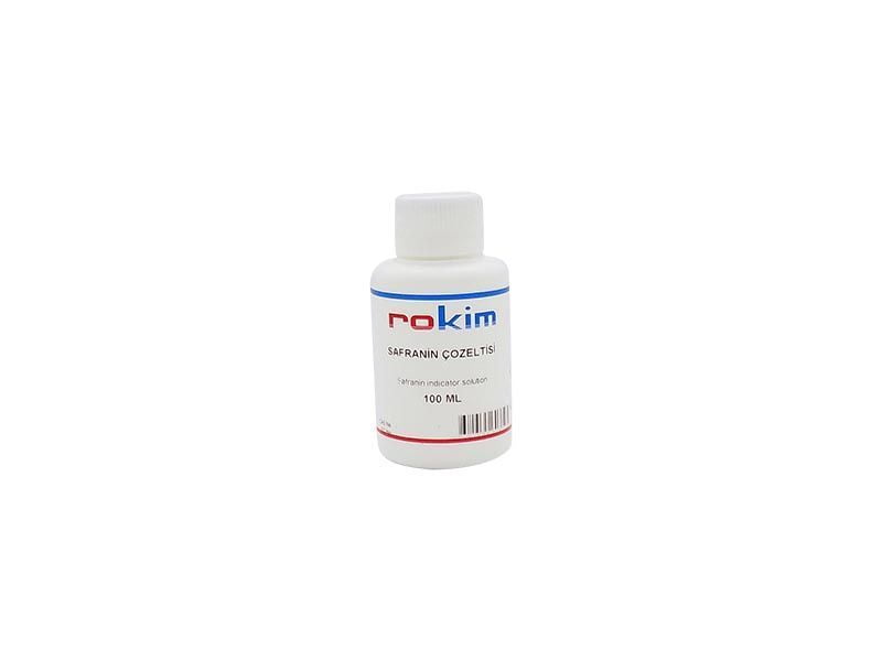 Safranin Çözeltisi 100 ml Safranin Çözeltisi 100 ml