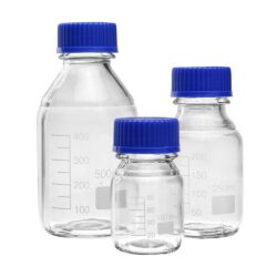 Şişe Cam Şeffaf Vida Kapaklı 100 ml