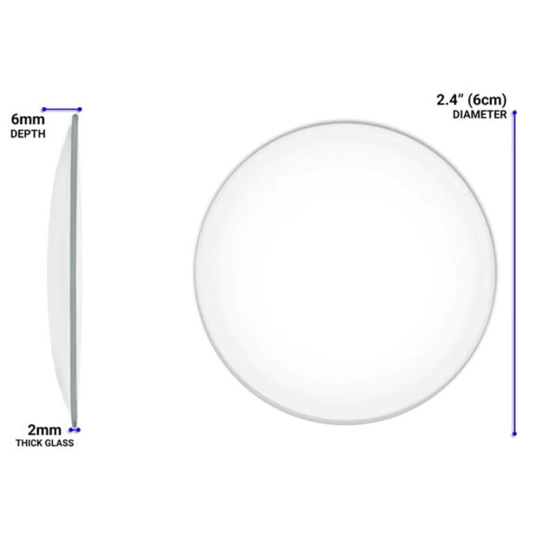 Saat Camı 60 mm - Görsel 2