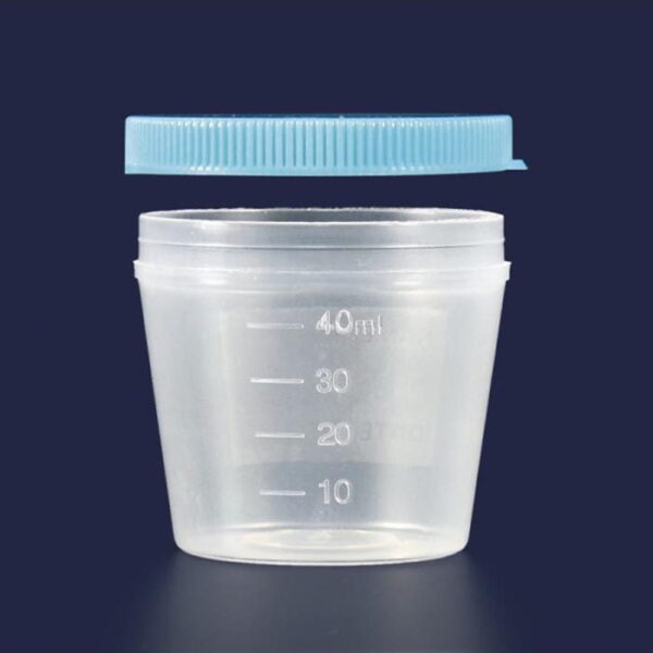 Numune Kabı Geçme Kapaklı 40 ml - Görsel 2