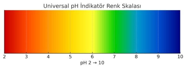 Universal İndikatör Çözeltisi pH2-10 50 ml - Görsel 2